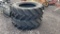 QTY 2) 18.4 X 34 TRACTOR TIRES