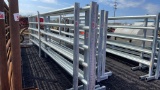 QTY 1) 19' 5 BAR FREE STANDING FENCE PANEL