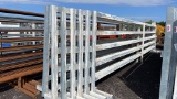 QTY 1) 26' 5 BAR FREE STANDING FENCE PANEL