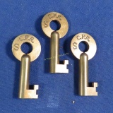 3 Canadian Pacific RY keys