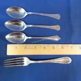 3 SOO Line MSTP&SSMRR Spoons & 1 Fork