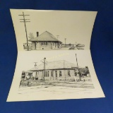 2 Northfield, MN Depot prints by John Cartwright