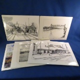 5 Railroad prints -signed & numbered James Zotalis