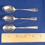 3 Santa Fe Demitasse Spoons