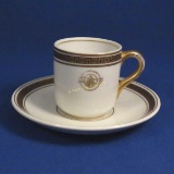 B&O RR Capitol Black & Gold - Tall Demitasse Set