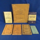 1929-50 Instruction Books With Fold Out Schematics