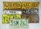 10 Vintage Minnesota license plates 1952 to 1968