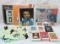 Vintage Elvis eight tracks, LP's, framed cards