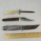 3 Ka-Bar knives