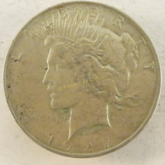 1927 D Peace Silver Dollar