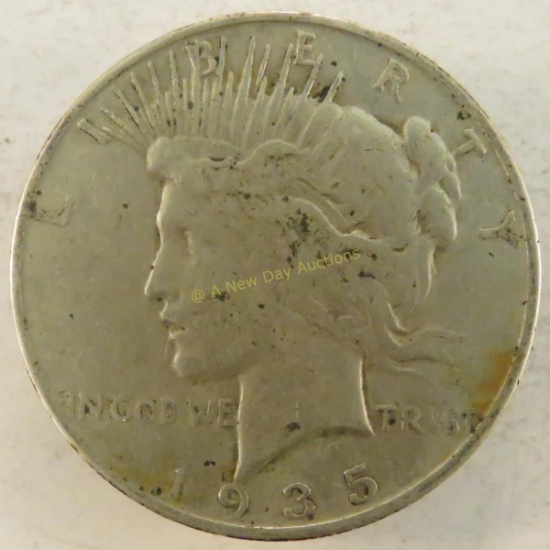 1935 S Peace Silver Dollar