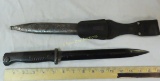 K98 Bayonet with Scabbard & Leather Frog