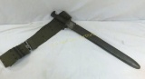 USN MK1 Bayonet Scabbard & Belt
