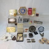 Vintage Mini License Plates, Pedometer, Ashtray