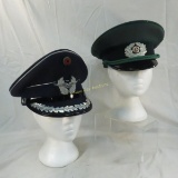 Post WWII German & Russian military hats