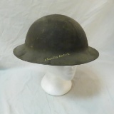 WWI 91st Division Painted Combat Helmet