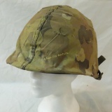 Vietnam Era Camo Combat Helmet