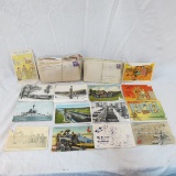 Military postcards and WWI & WWII G.I. letters