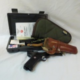 Ruger Mark II .22LR Pistol, hard & soft case