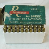 Ammunition: 20 rds 30 Remington