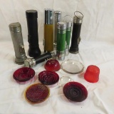 Collection of Vintage flashlights Eveready & more