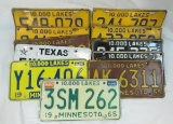 10 Vintage Minnesota license plates 1952 to 1968