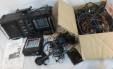 Portable Shortwave Radio, and box of cords
