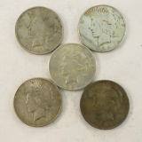5 Peace Silver Dollar 1922-1926