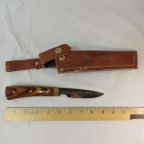 K. Henachel N.W.T.F. Pakawood handle knife