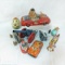 Vintage Tin Toys, Just Married Car, Helicopter