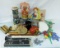 Vintage toys, Marbles, recorders, misc