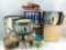 Vintage Tin Toy Drums 3 With Original Boxes