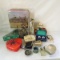 Assorted trinket boxes, doll, London collectibles