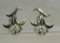 Vintage 14kt White Gold & diamond earrings