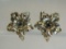 Vintage 10kt yellow gold screw back earrings