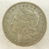 1890 O Morgan Silver Dollar