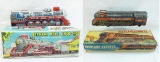 2 Battery Operated Tin Trains with boxes