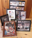 NASCAR cards, many signed and race used cards