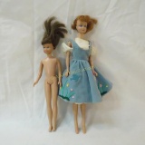 Vintage Midge & Skipper dolls
