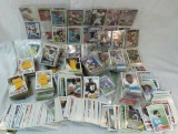 Large collection of football cards late 70's-90's