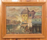 Original oil on board by DS Beilin 60