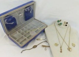 Vintage gold filled jewelry in box