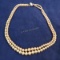 Vintage 2 strand Imperial sterling pearl necklace