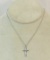 Vintage Sterling Silver Childs necklace with cross