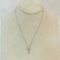 Sterling Silver necklace with cross pendant 1.8gtw