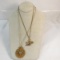 2 Antique necklaces with pendants