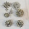 4 brooches & Hope Chest demi-parure