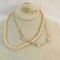 Faux pearl & Gold Tone jewelry