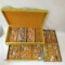 Large vintage jewelry box full of jewelry