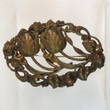 Antique Art Deco floral brooch